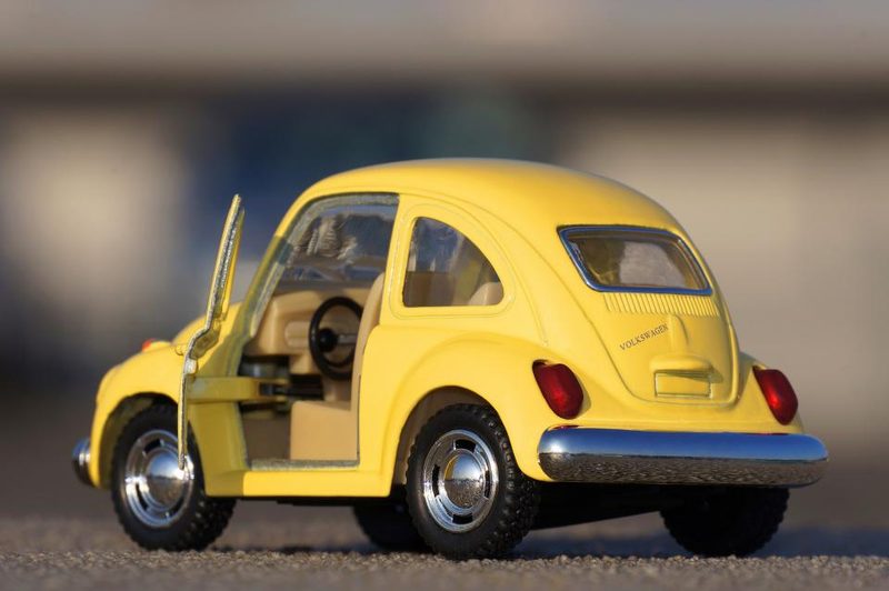 Miniature classic model car
