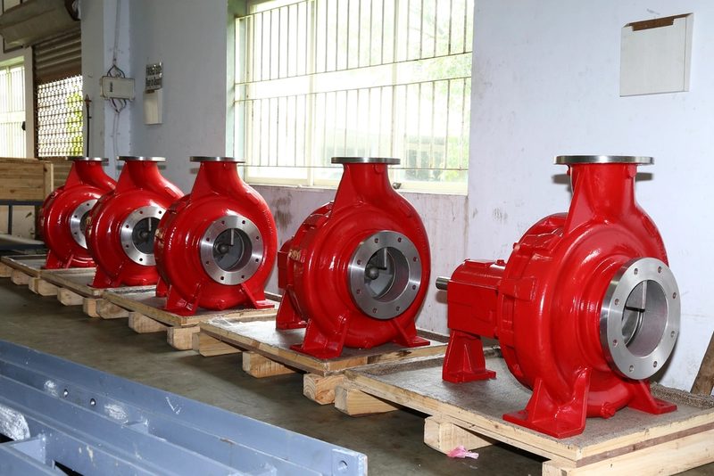 Industrial water pump and valve equipment